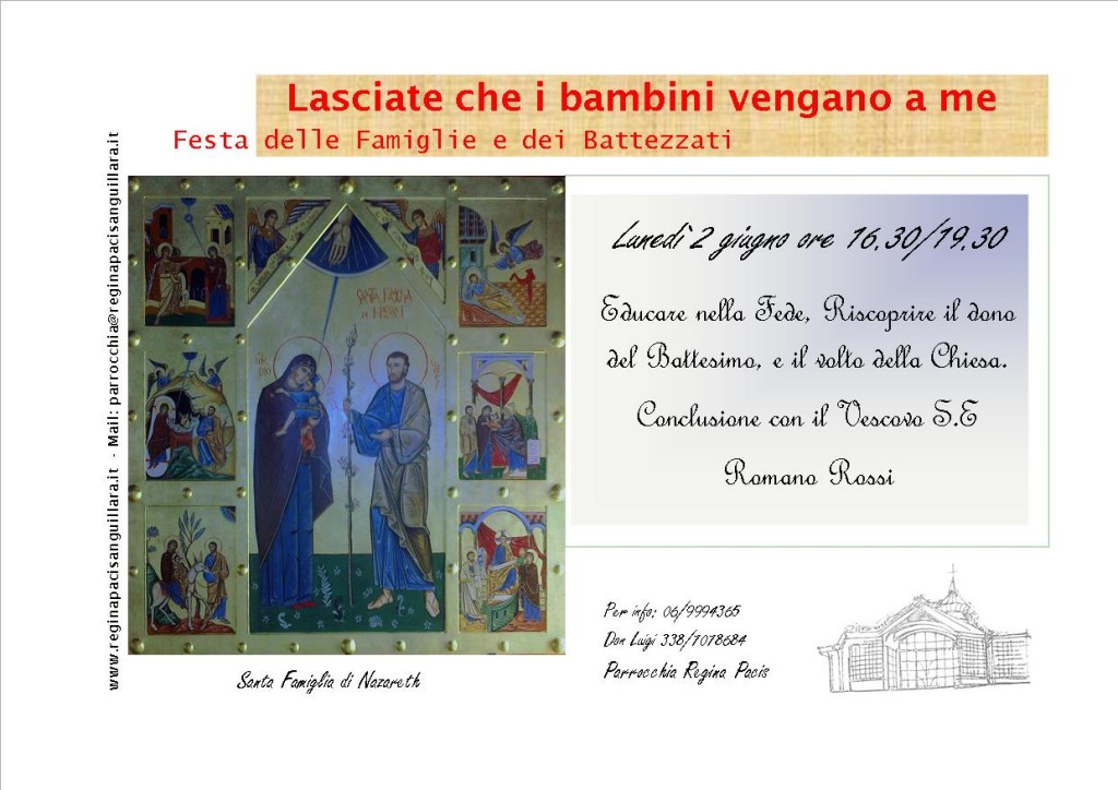 festa delle famiglie volantino