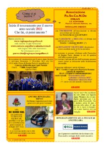 Periodico dell' Associazione Fusocunde